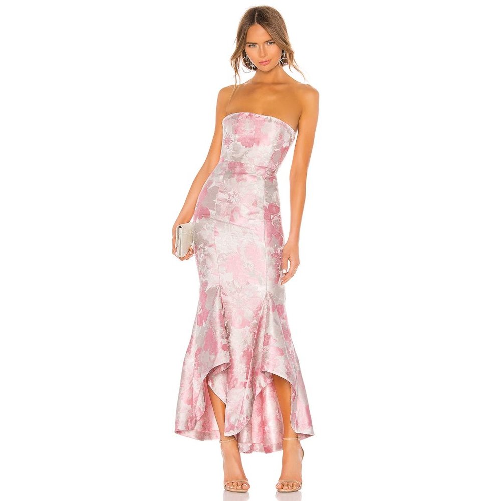 Lovers and Friends Urgonia Gown in Pink Tonal